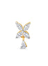 Butterfly Marquise Diamond Dangle Gold Nose Pin (Nath / Stud)