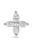 Marquise Diamond Flower Gold Nose Pin (Nath / Stud)