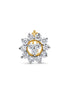 Diamond Floral Stud Earrings