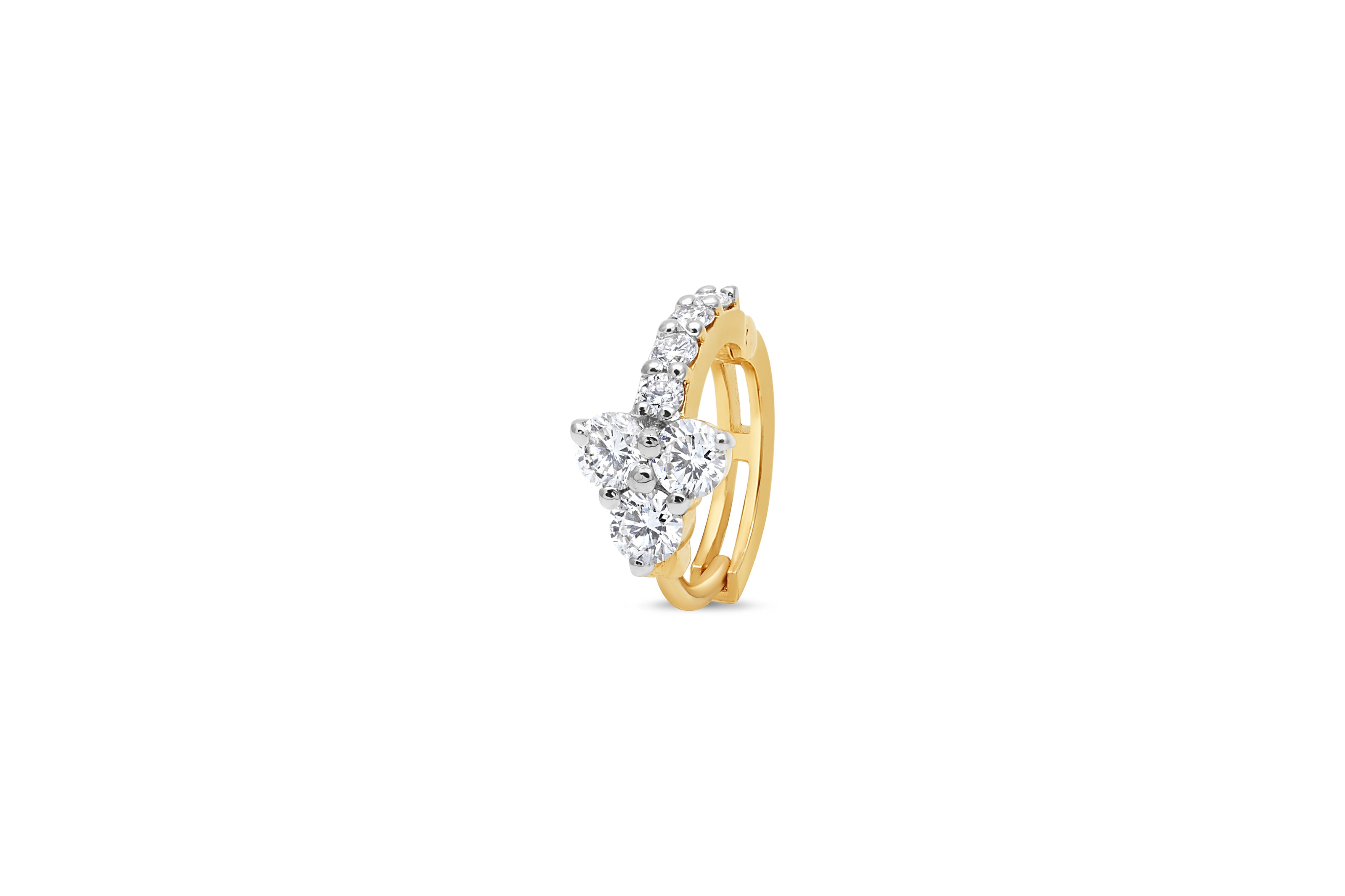 Diamond Hoop Earrings