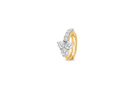 Diamond Hoop Earrings