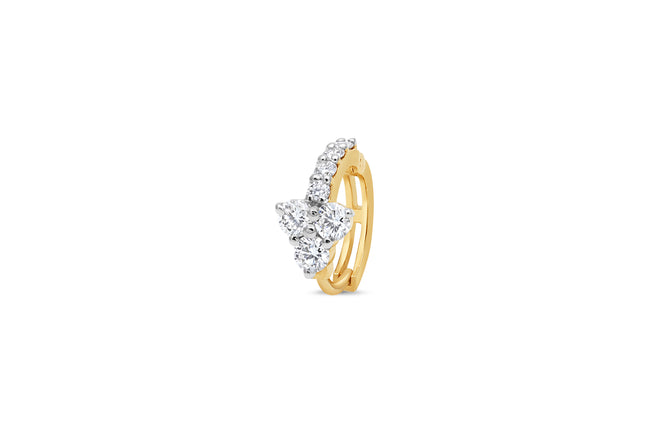Diamond Hoop Earrings