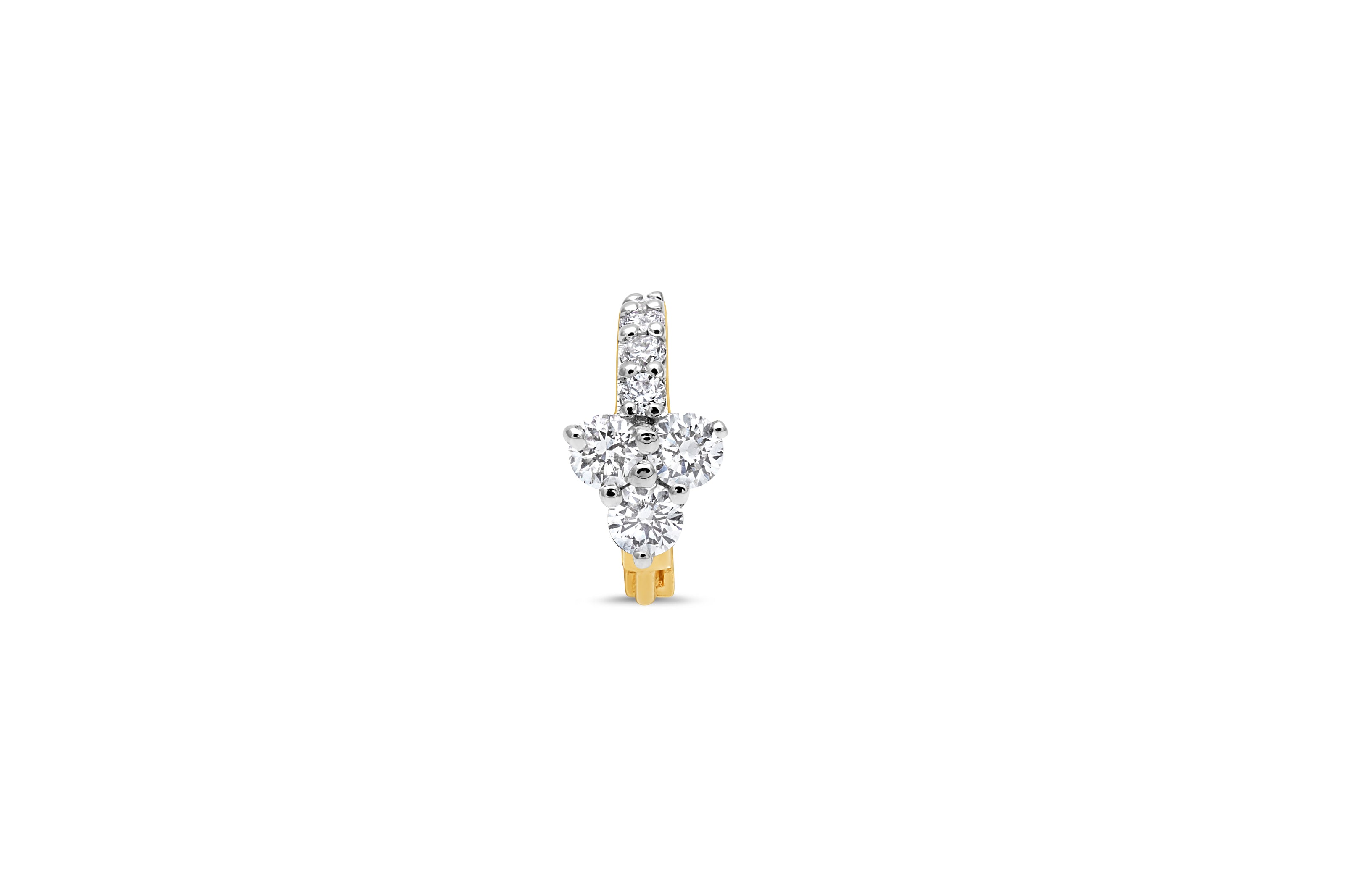 Diamond Hoop Earrings