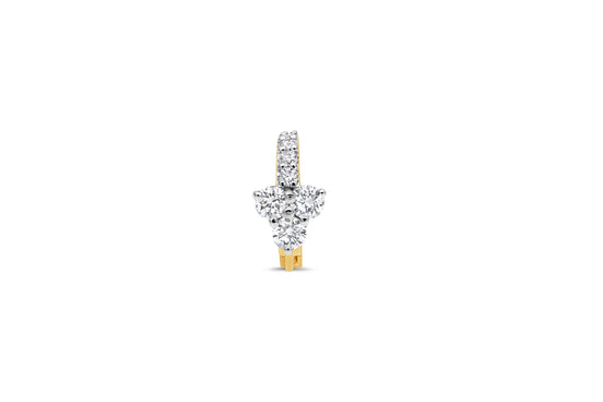 Diamond Hoop Earrings