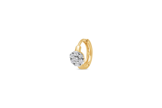 Diamond Hoop Earrings