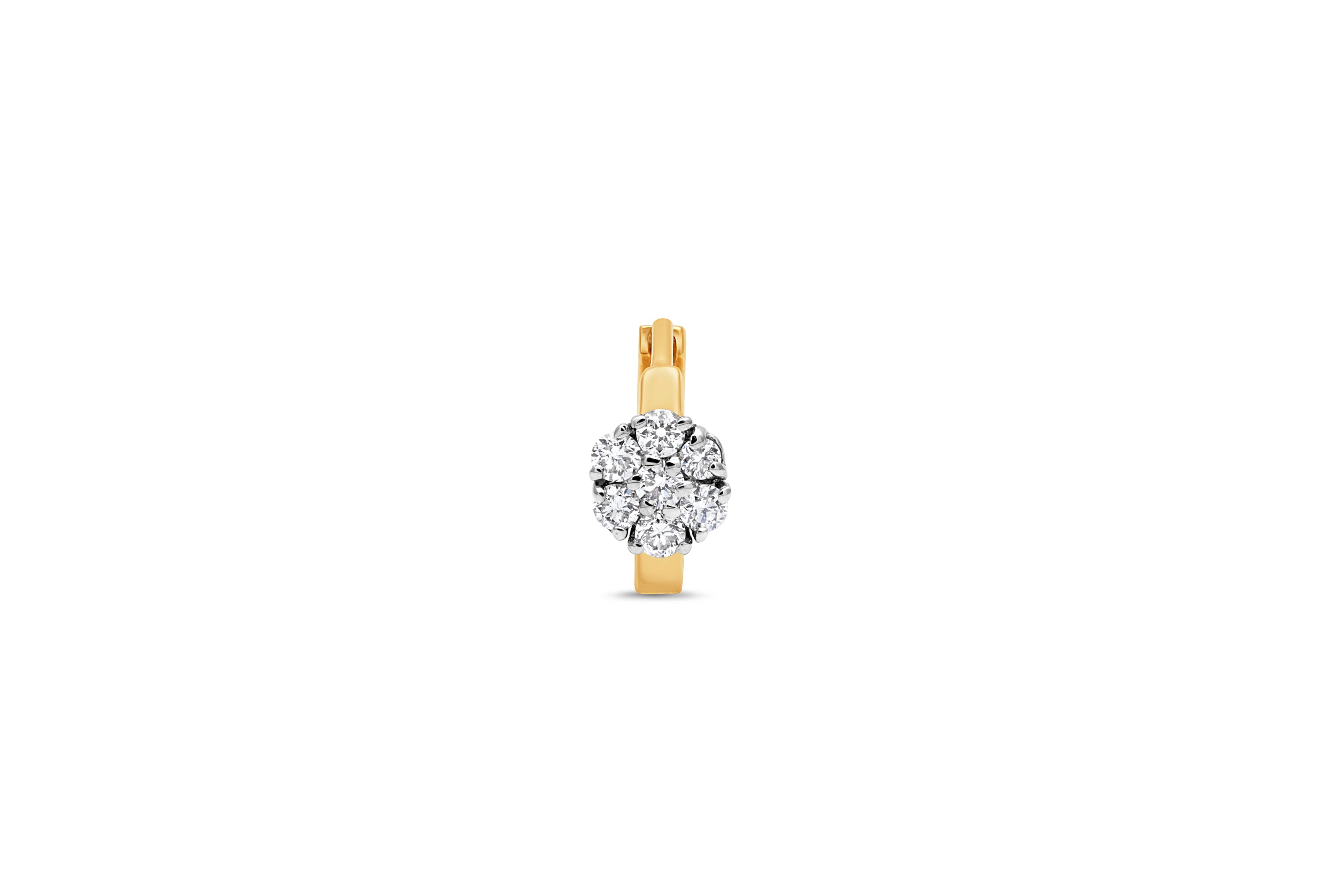 Diamond Hoop Earrings