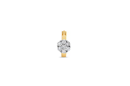 Diamond Hoop Earrings
